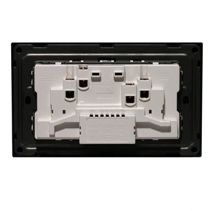 Double MF Socket 13A – USB + Type-C (5V 2.1A) – Ultra Thin Acrylic Glass