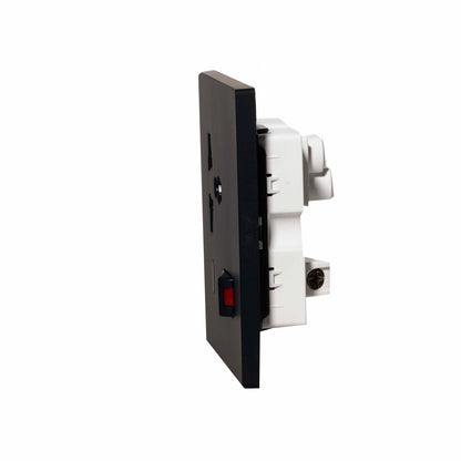 Single MF Socket 13A – Ultra Thin Plastic