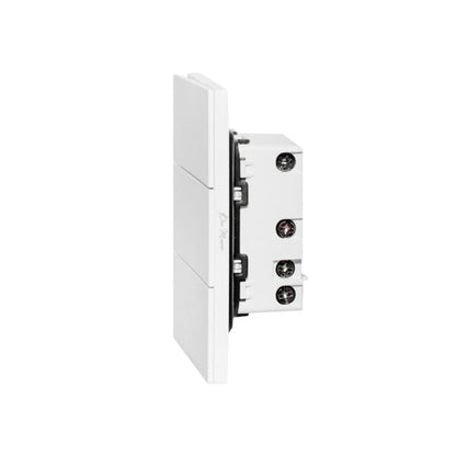 3 Gang 1 Way Switch – Ultra Thin Plastic