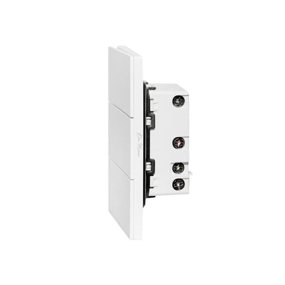 3 Gang 1 Way Switch – Ultra Thin Plastic