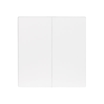 2 Gang 1 Way Switch – Ultra Thin Plastic