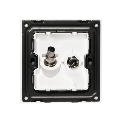 Satellite + TV Socket – Ultra Thin Acrylic Glass
