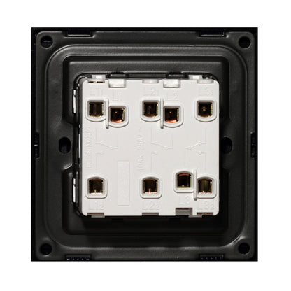 3 Gang 2 Way Switch – Ultra Thin Acrylic Glass