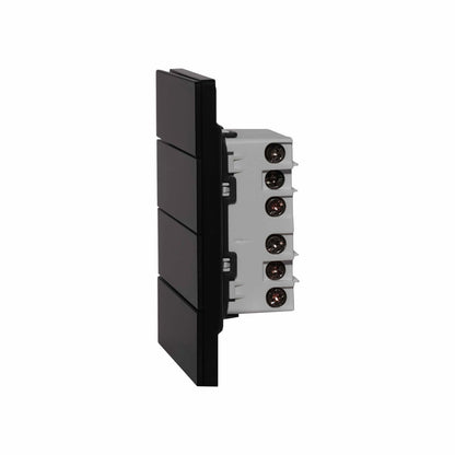 4 Gang 1 Way Switch – Ultra Thin Acrylic Glass