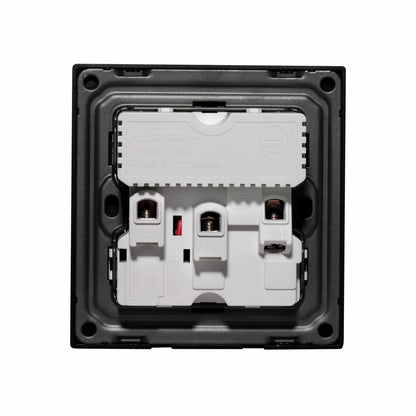 Single UK Socket 13A USB + Type-C (5V 2.1A) – Ultra Thin Acrylic Glass