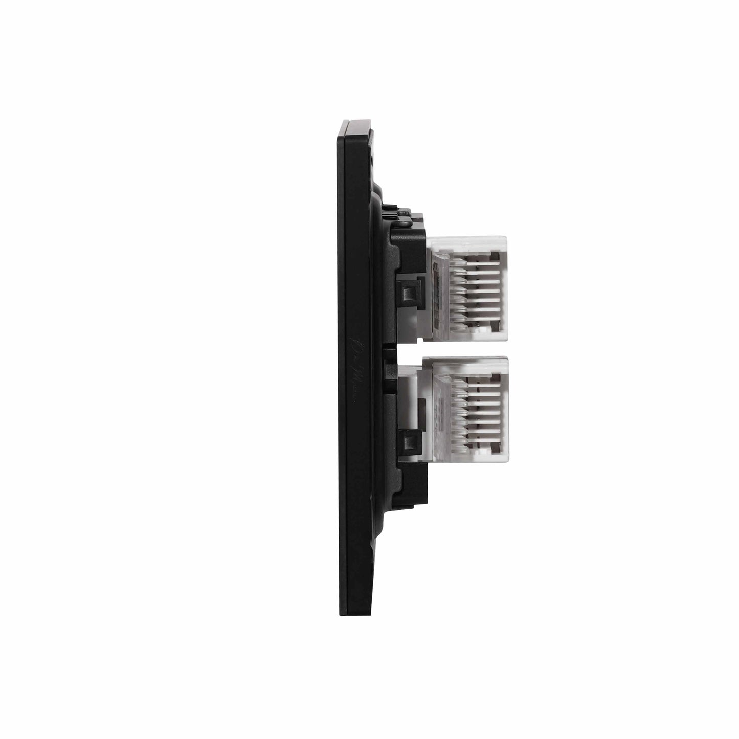 Double Computer Socket – (RJ45/CAT6) – Ultra Thin Plastic