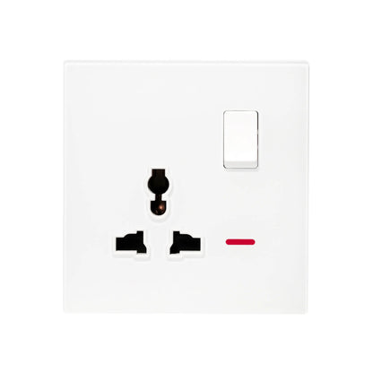 Single MF Socket 13A – Ultra Thin Acrylic Glass