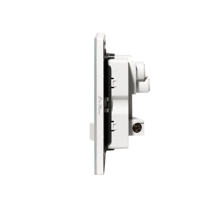 Single MF Socket 13A – Ultra Thin Acrylic Glass