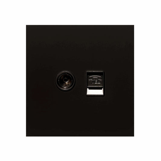 TV + Tel Socket – Ultra Thin Acrylic Glass