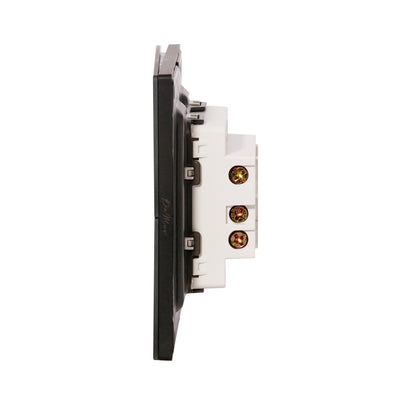 2 Gang 1 Way Switch – Ultra Thin Acrylic Glass