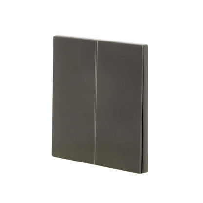 2 Gang 1 Way Switch – Ultra Thin Acrylic Glass