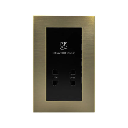 Shaver Socket 3x6 - Stainless Steel