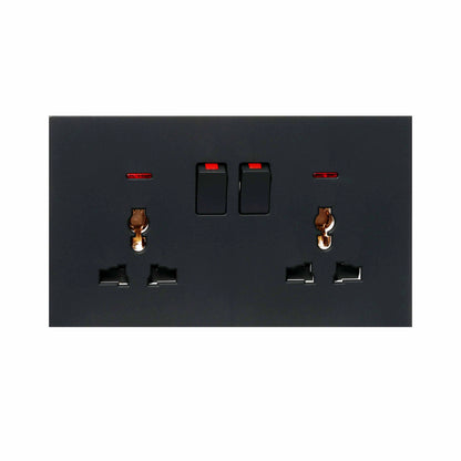 Double MF Socket 13A – Ultra Thin Plastic