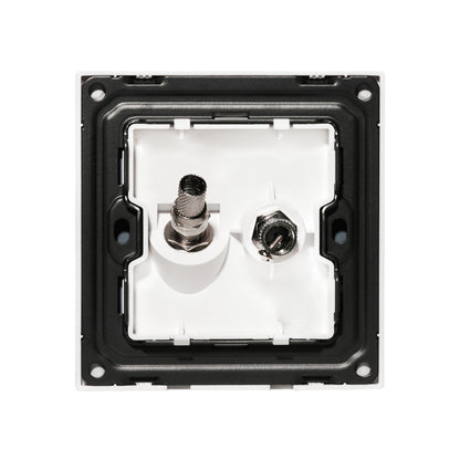 Satellite + TV Socket – Ultra Thin Acrylic Glass