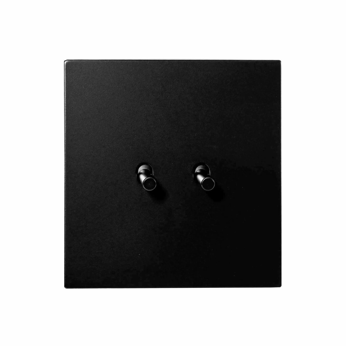 2 Gang Intermediate Switch – Plain Toggle – Stainless Steel / Copper