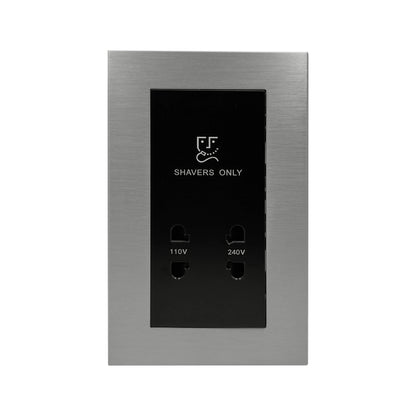 Shaver Socket 3x6 - Stainless Steel
