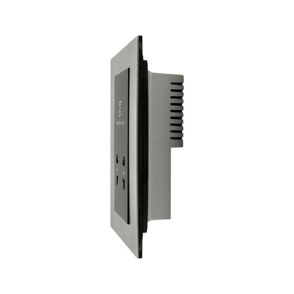 Shaver Socket 3x6 - Stainless Steel